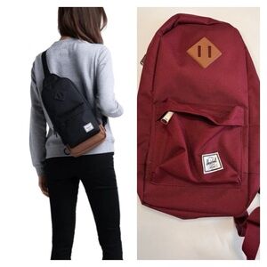 NWOT Hershel Heritage Shoulder Bag | Maroon